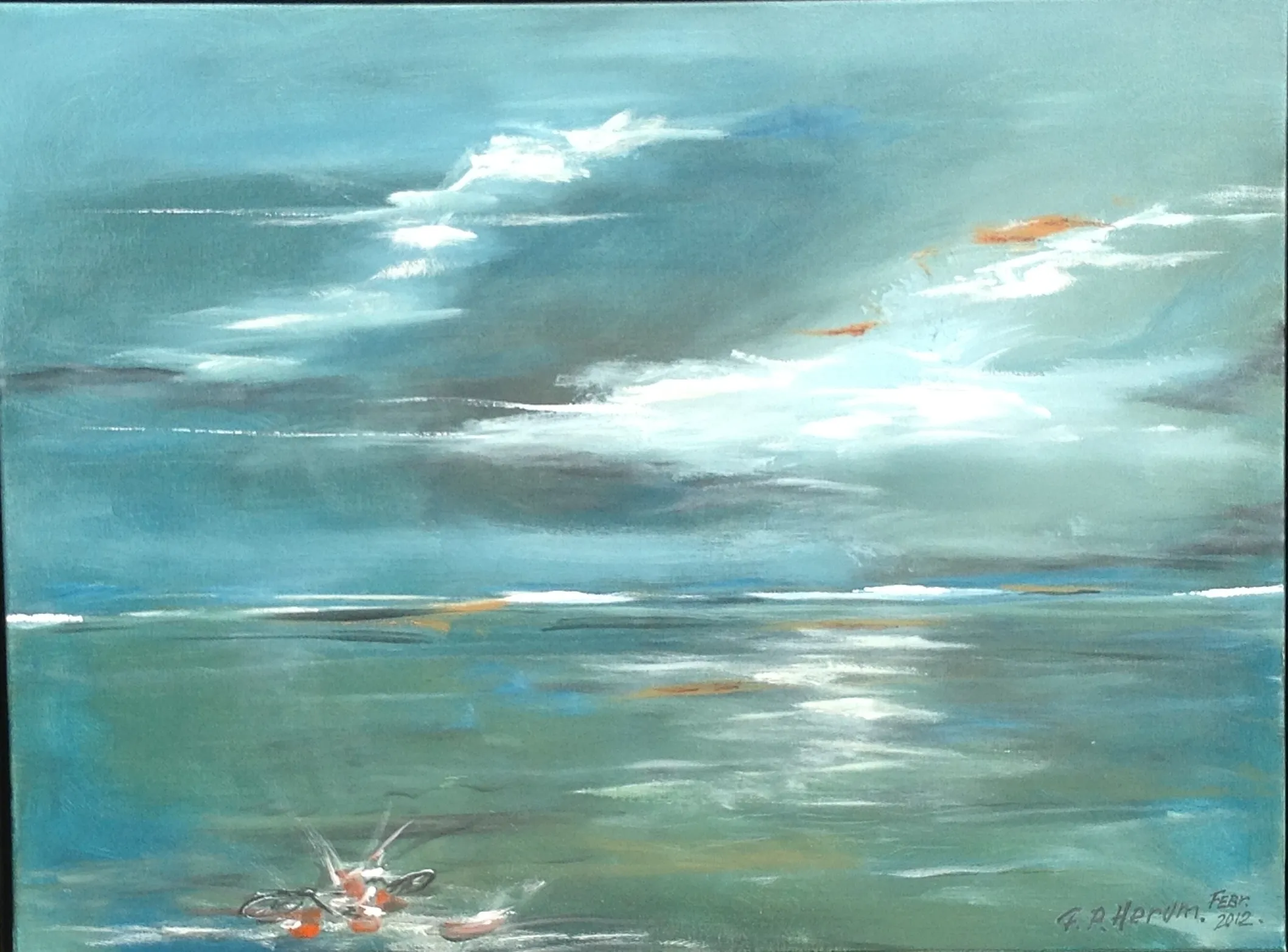 Maleri nr 21 60 cm X 80 cm